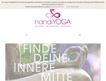 Tablet Screenshot of nandiyoga.de